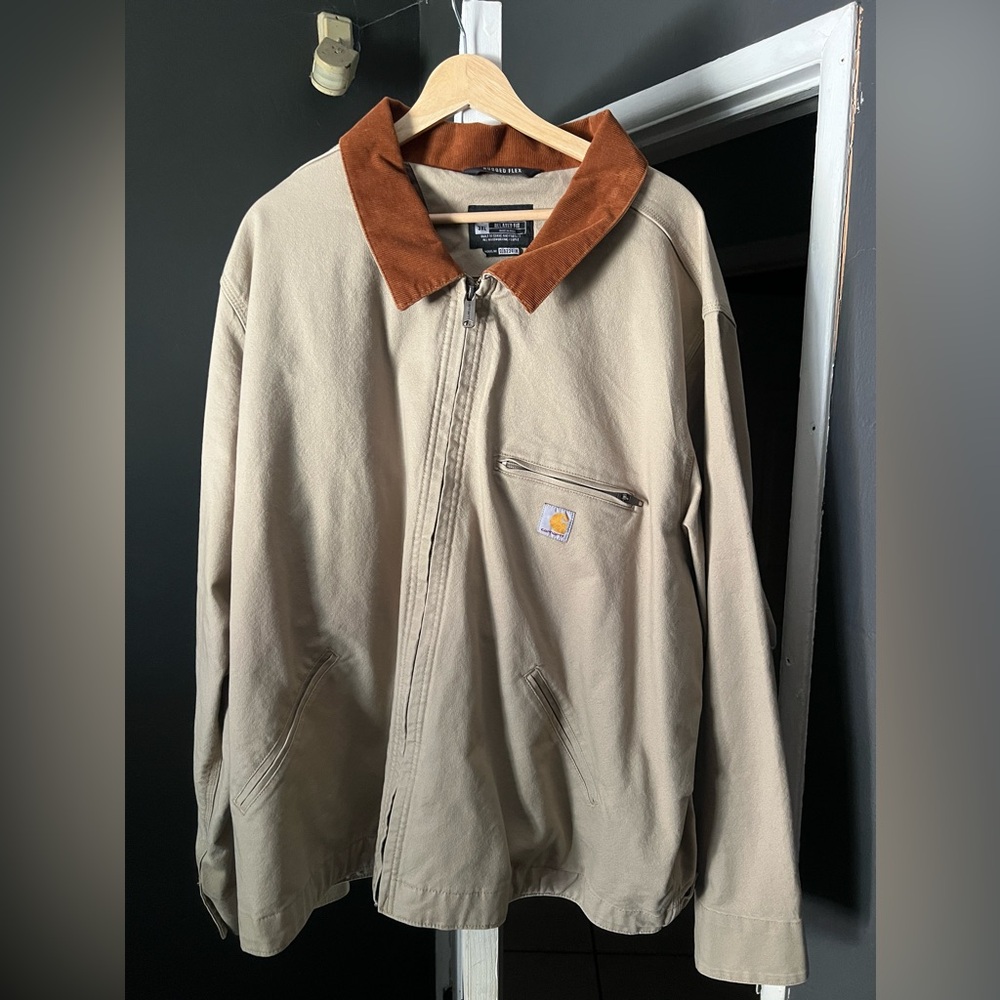 Carhartt RE-ENGINEERED RUGGED FLEX® RELAXED FIT DUCK DETROIT JACKET - 3XL